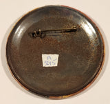 Rare Vintage 1970s Knowledge Is Power Seeing Is Believing Young Boy Peaking Up Woman's Skirt 3" Round Button Pin