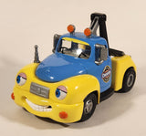 2001 The Chevron Cars No. 29 Trever Tow Truck Blue and Yellow Plastic Toy Car Vehicle