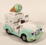2003 The Chevron Cars No. 33 Chandler Chip Ice Cream Truck White and Light Green Blue Plastic Toy Car Vehicle