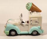 2003 The Chevron Cars No. 33 Chandler Chip Ice Cream Truck White and Light Green Blue Plastic Toy Car Vehicle