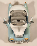 2001 The Chevron Cars No. 27 Della Deluxe White and Light Green Blue Plastic Toy Car Vehicle