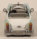 2001 The Chevron Cars No. 27 Della Deluxe White and Light Green Blue Plastic Toy Car Vehicle