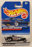 1999 Hot Wheels Super Comp Dragster Silver Die Cast Toy Car Vehicle New in Package