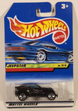 2000 Hot Wheels Future Fleet Jeepster Black Die Cast Toy Car Vehicle New in Package