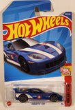 2022 Hot Wheels Then And Now Corvette C6R Blue Die Cast Toy Car Vehicle New in Package
