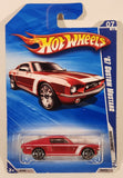 2010 Hot Wheels Nightburnerz '67 Custom Mustang Red Die Cast Toy Car Vehicle New in Package