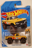 2021 Hot Wheels Baja Blazers '70 Dodge Power Wagon Yellow Die Cast Toy Car Vehicle New in Package