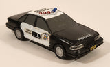 1993 FunRise City Force Emergency Team Metro Police Unit 208 Black and White Plastic Die Cast Toy Car Vehicle Lights & Sound Not Tested