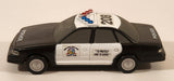 1993 FunRise City Force Emergency Team Metro Police Unit 208 Black and White Plastic Die Cast Toy Car Vehicle Lights & Sound Not Tested
