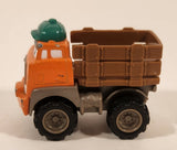 2000 Maisto Hasbro Tonka Lil Chuck & Friends Lil Chuck Milk Truck Orange Brown Die Cast Toy Car Vehicle