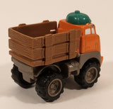 2000 Maisto Hasbro Tonka Lil Chuck & Friends Lil Chuck Milk Truck Orange Brown Die Cast Toy Car Vehicle