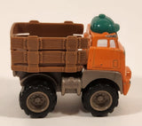 2000 Maisto Hasbro Tonka Lil Chuck & Friends Lil Chuck Milk Truck Orange Brown Die Cast Toy Car Vehicle