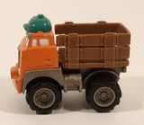 2000 Maisto Hasbro Tonka Lil Chuck & Friends Lil Chuck Milk Truck Orange Brown Die Cast Toy Car Vehicle