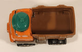 2000 Maisto Hasbro Tonka Lil Chuck & Friends Lil Chuck Milk Truck Orange Brown Die Cast Toy Car Vehicle