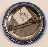 Kidstreet Blue 1 1/4" Round Button Pin