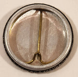 Born To Rock Black 1 1/4" Round Button Pin