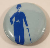 Charlie Chaplin Light Blue 1" Round Button Pin