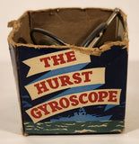 Vintage 1950s Chandler Mfg. Co. The Hurst Gyroscope Educational And Instructive Scientifically Design Metal Toy with Partial Box