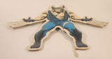 1988 MEG Inc. Marvel Entertainment Group Vacuform Wolverine 12 3/4" x 16" Double Sided Hanging Store Advertising Paper Display