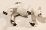 Vintage Standing Black and White Cow 2" Plastic Toy Figure