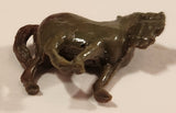 Vintage Grey Brown Horse 3/4" Plastic Toy Figure