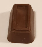 Vintage Brown Livestock Trough 1 1/4" Plastic Farm Toy