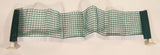 Vintage Plastic and Mesh Green and White Miniature Toy Tabletop Tennis or Ping Pong Net