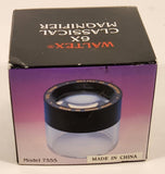 Waltex 6X Classical Magnifier Model 7555 New in Box
