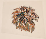 Thermal Sticker On Clothes Iron On Heat Transfer Patch Lion