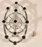 Vintage Colonial Candle Company of Cape Cod Inc Hyannis Mass. No. 11 Silver Oval Candle Holder for Flower Taper Candles New in Box