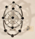 Vintage Colonial Candle Company of Cape Cod Inc Hyannis Mass. No. 11 Silver Oval Candle Holder for Flower Taper Candles New in Box