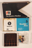 Vintage 1972 The Randers Miniline Double 5 Game In Box