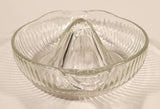Vintage Lemon Hand Juicer Reamer Thin Ribbed Depression Glass Bowl with Handle and Pour Spout