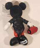 Disney Store Tokyo Mickey & Friends Mickey Mouse in Tuxedo with Red Travel Bag 8" Stuffed Plush Toy New with Tag
