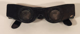 Vintage The Spectator No 520 Toy Magnifying Binocular Glass Black Plastic Made in Hong Kong