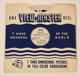 Vintage 1948 Sawyer's View-Master 318 Banff Canadian Rockies Alberta Canada Picture Reel in Sleeve