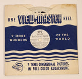 Vintage 1948 Sawyer's View-Master 319 Banff National Park Lake Louise Region, Alberta Canada Picture Reel in Sleeve