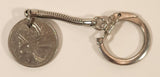 1971 Canada 25 Cents Quarter Keychain Key Ring