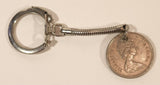 1971 Canada 25 Cents Quarter Keychain Key Ring