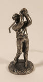 Fame Products Golfer Swinging Golf Club 2" Pewter Metal Chess Figure Replacement Piece