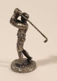 Fame Products Golfer Swinging Golf Club 2" Pewter Metal Chess Figure Replacement Piece