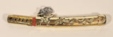 Dragon Samurai Sword in Sheath 4 1/4" Metal and Plastic Keychain