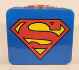 DC Comics Blue Superman Tin Metal Lunch Box