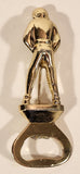 Vintage Golf Golfer Golfing Figural Gold Tone Bottle Opener