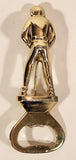 Vintage Golf Golfer Golfing Figural Gold Tone Bottle Opener