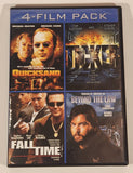 1992 4-Film Pack Quicksand, Ticker, Fall Time, Beyond The Law DVD Movie Film Disc - USED