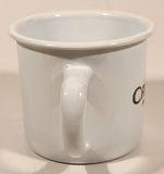 Carolans Irish Cream White 3" Enamel Metal Mug Cup With Handle
