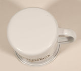 Carolans Irish Cream White 3" Enamel Metal Mug Cup With Handle
