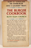Vintage 1961 Rand McNally Paperback Library the Burger Cookbook by Ruth Ellen Church