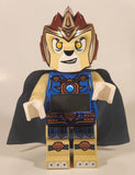 2013 Lego Kids Legend of Chima Laval Lion with Cape Character 10 1/2" Tall Plastic Digital Alarm Clock